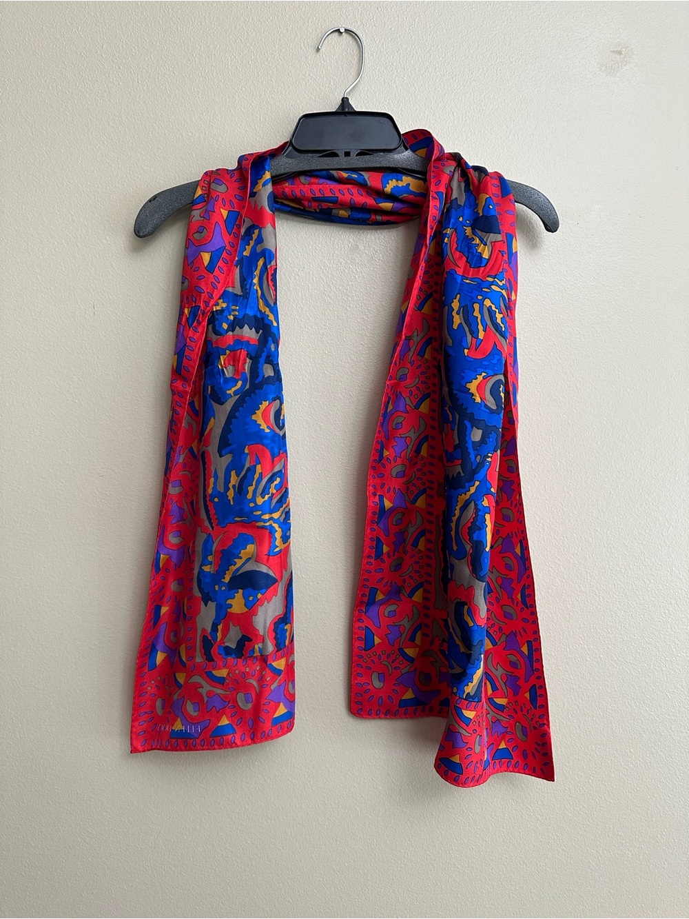 Vintage 100% Silk Scarf by Linda Allard for Ellen Tracy